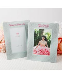 Silk-Screened personalized Glitz and Glamour Frames