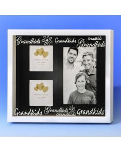 Grandkids SHADOW BOX collage from gifts by Fashioncraft