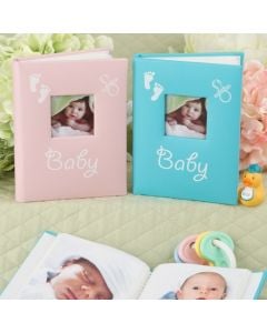 Blue and Pink baby brag books from Gifts by Fashioncraft