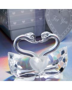 Choice Crystal Collection Kissing Swans