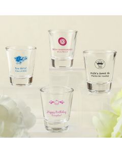 Design your own collection screen printed shot glass from fashioncraft