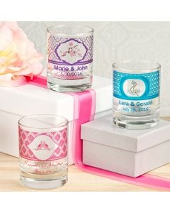 Clearly Custom Round Shot Glass/Votive Candle Holder