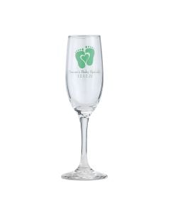 Personalized Champagne Glass Flute - Baby
