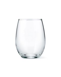 Perfectly Plain collection stemless wine glasses