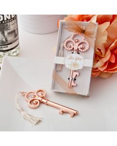 Rose Gold Vintage skeleton key bottle opener from fashioncraft