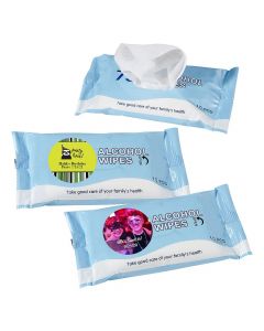 Personalized Alcohol Wipes Pack Of 10 Sheets Birthday