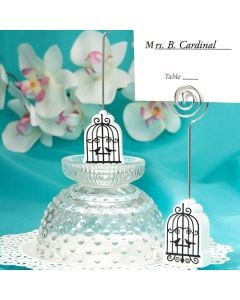 Elegant birdcage design place card holders