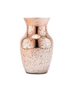 Mercury Glass Flower Vase - Rose Gold