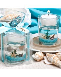 Stunning Beach-Themed Candle Favor