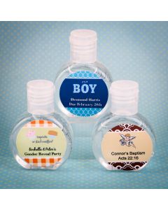 Personalized Baby Hand Sanitizer Favor 62% Alcohol, 60ml Size