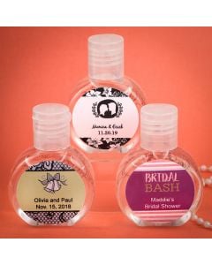 Personalized Expressions Hand Sanitizer Favor 62% Alcohol, 60ml Size