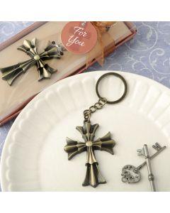Flared Cross Design Key Chain From Fashioncraft