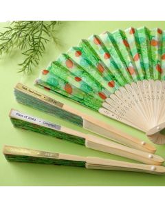Personalized Metallics collection Pineapple themed Fan