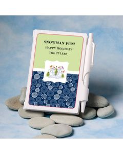 Personalized Notebook Favors - Holiday Themed