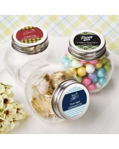Personalized Candy Glass Jar - prom design