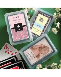 Personalized Expressions Playing Card Favors