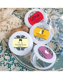 Personalized Expressions Collection Mirror Compact Favors - Anniversary
