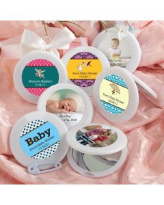 Personalized Expressions Collection Mirror Compact Favors - Baby