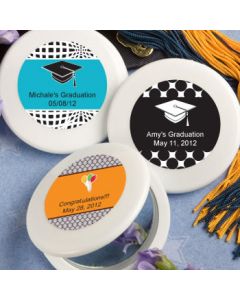 Personalized Expressions Collection Mirror Compact Favors - Graduation