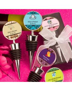 Personalized Expressions Collection Wine Bottle Stopper Favors (Bridal)