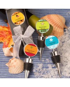 Personalized Expressions Collection Wine Bottle Stopper Favors (Fall)
