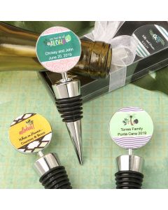 Personalized Expressions Collection Wine Bottle Stopper Favors - tropical design