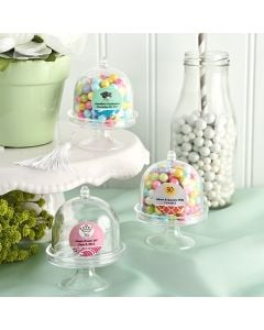 Personalized Mini Cake stand / Plastic Box From the Design Your Own Collection