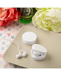 Perfectly Plain ear bud headphones from fashioncraft