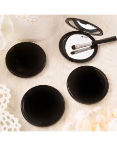 Black compact mirror from Fashioncraft's Perfectly Plain Collection