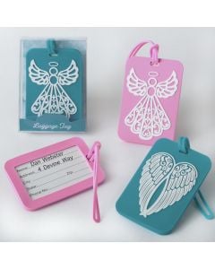 Angel And Angel Wings Luggage Tags - 4 Assorted Designs