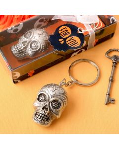 Sugar Skull Bottle key chain from our Day of the Dead Collection