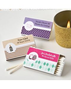 Personalized Matchbox favors (Pack of 50)