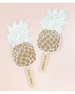 Personalized Pineapple Fans